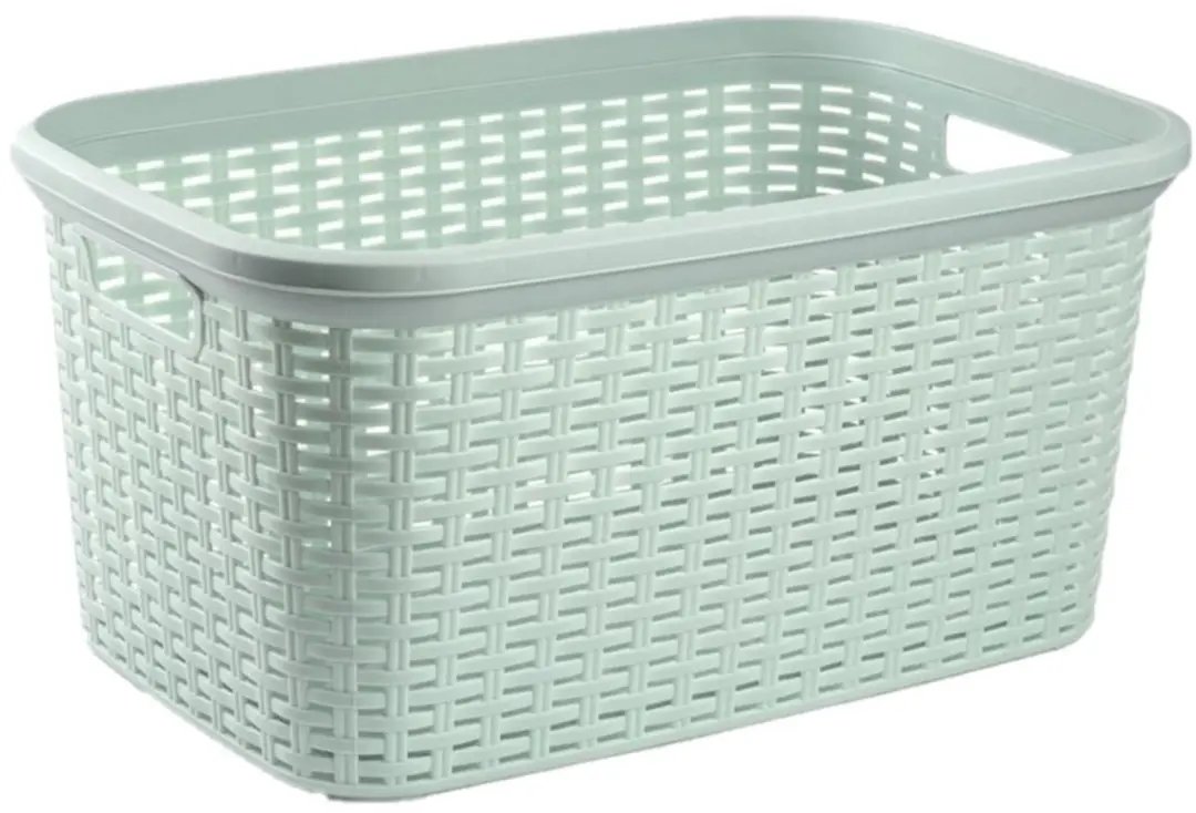 Excellent Houseware Wasmand 35L - 2 Stuks - Mintgroen