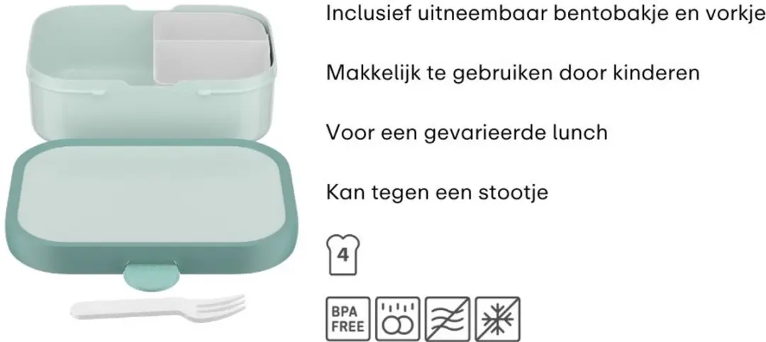 Mepal Campus Lunchbox 750ml - 3 Vakken - Barbie