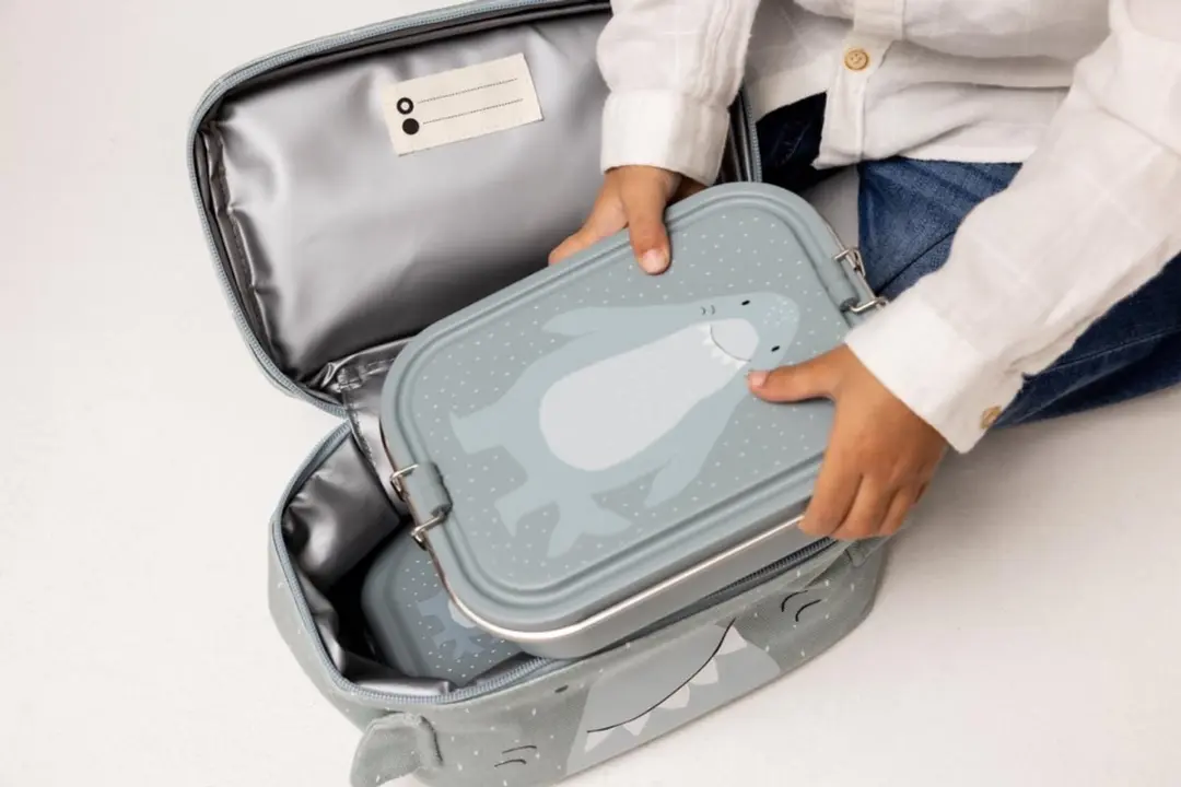 Trixie Mr Shark Lunchbox - 2 Vakken - Blauw - afbeelding 6 van 6
