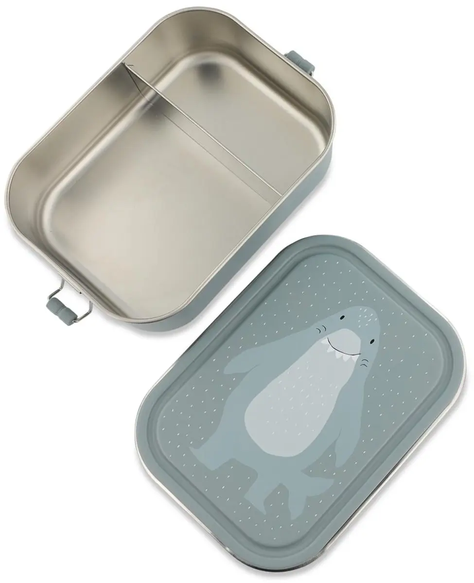 Trixie Mr Shark Lunchbox - 2 Vakken - Blauw