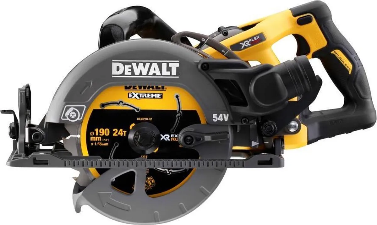 DeWalt DCS577N FlexVolt 54V Accu Cirkelzaag - 190mm - Koolborstelloos - afbeelding 6 van 6