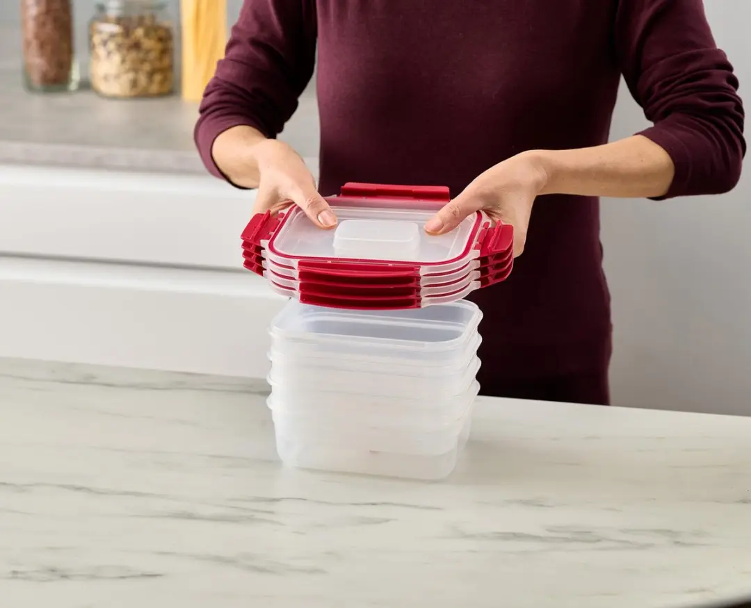 Joseph Joseph Nest Lock Vershouddozen Set 4-delig - 1.1L - Rood