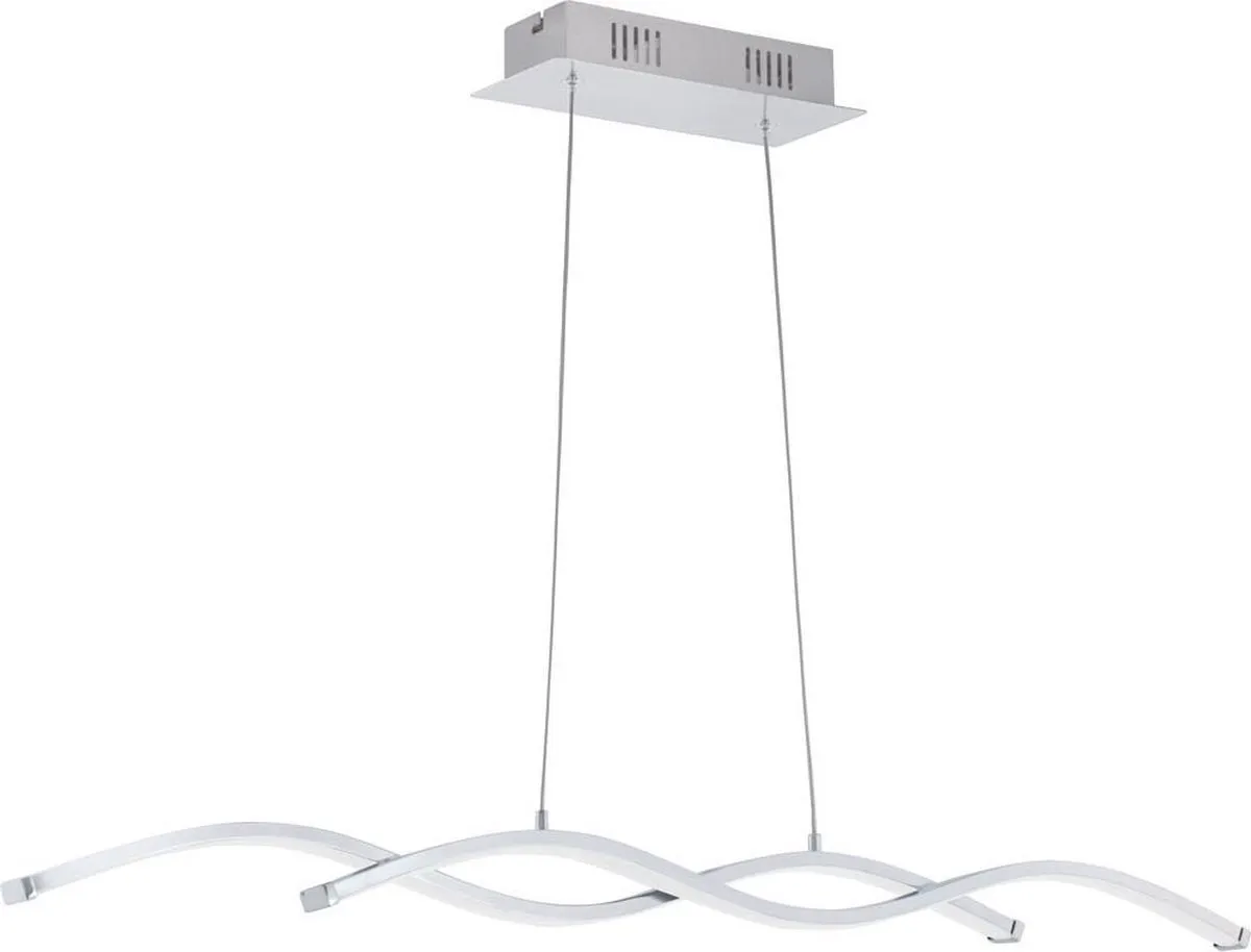 Eglo Lasana 2 Hanglamp - Chroom - Wit