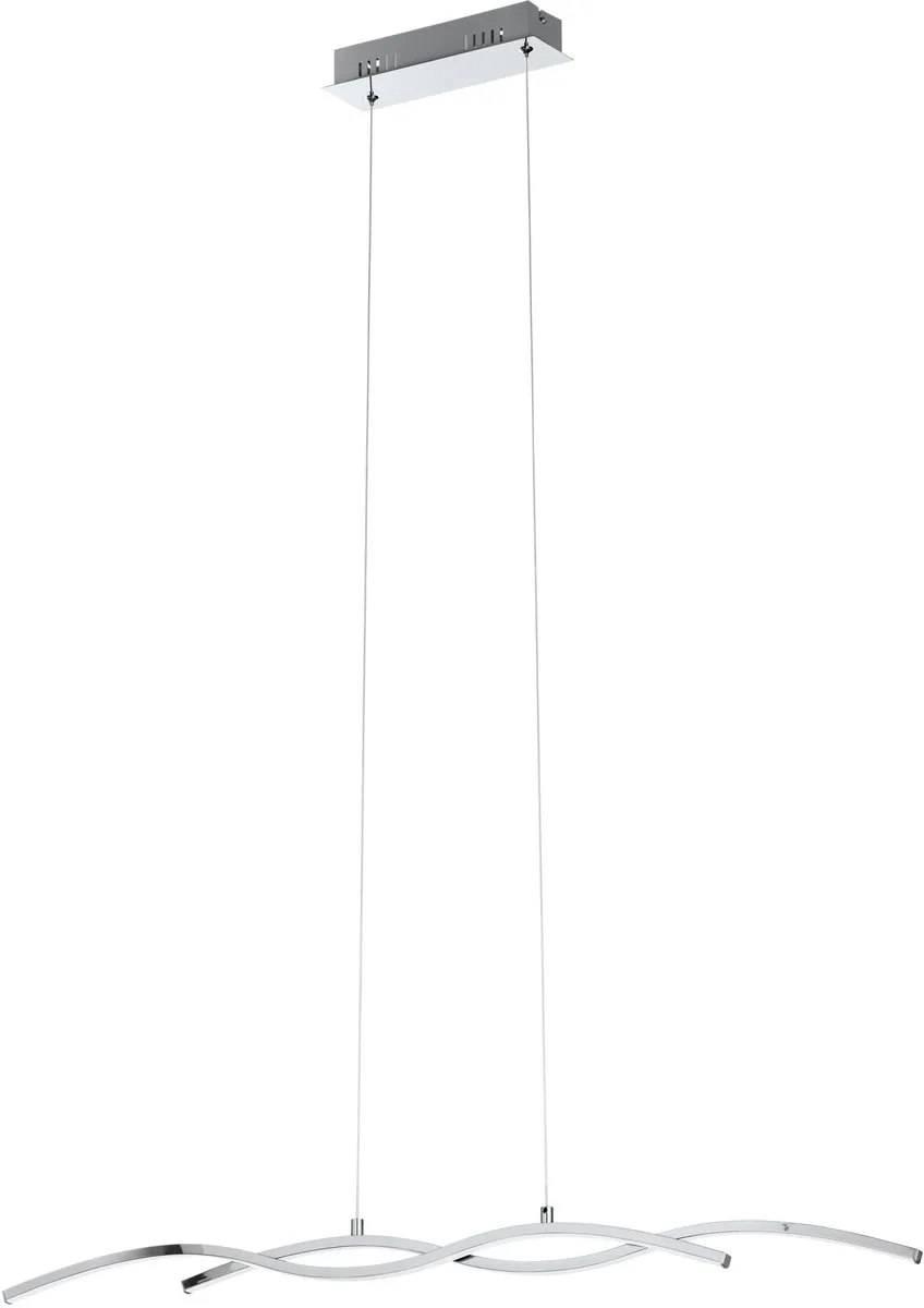 Eglo Lasana 2 Hanglamp - Chroom - Wit