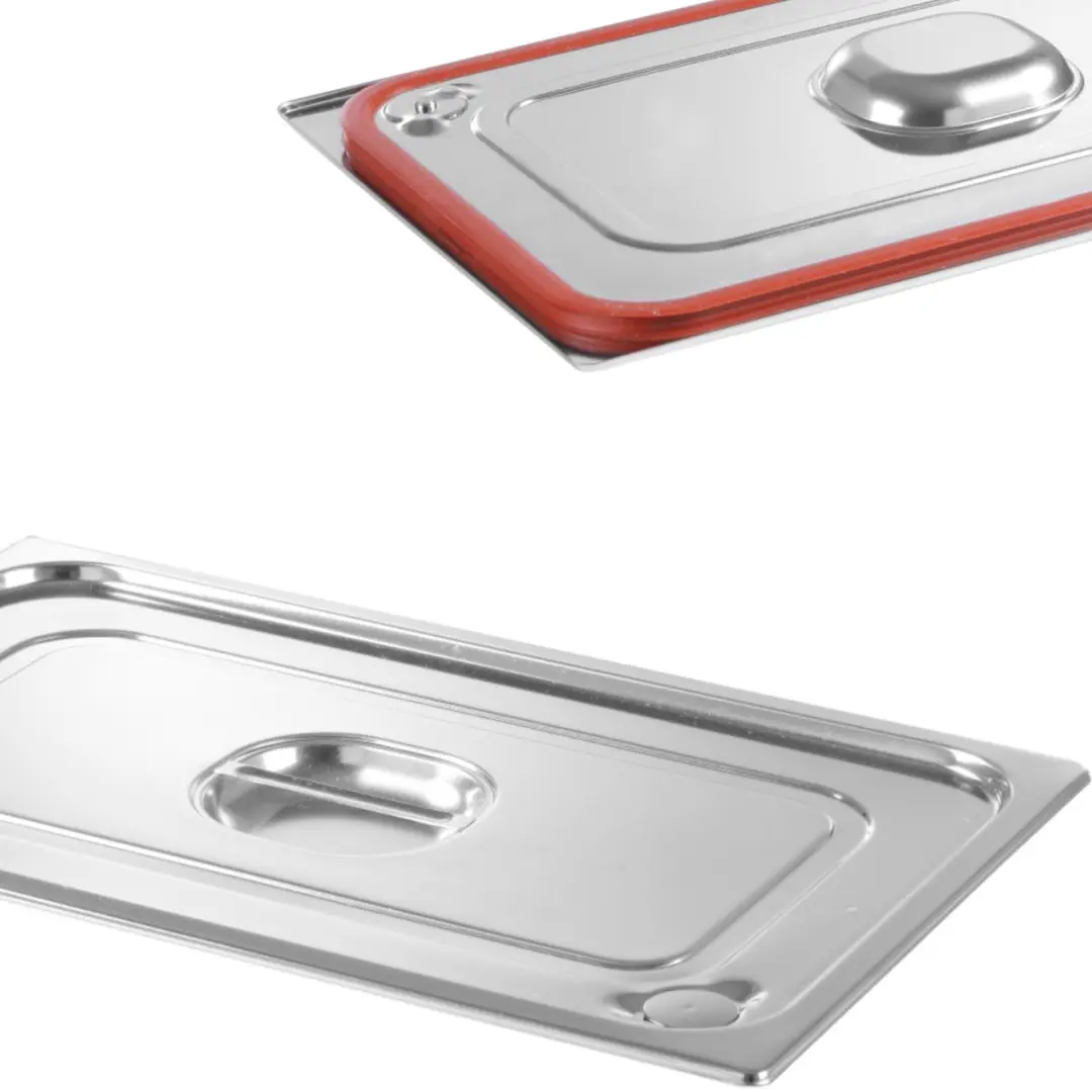 HENDI Deksel GN 530x325mm Siliconen - Grijs - afbeelding 6 van 6