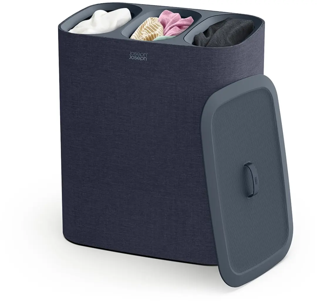 Joseph Joseph Tota Wasmand JJ-1450025 - 90L - 3 Compartimenten - Zwart - afbeelding 6 van 6