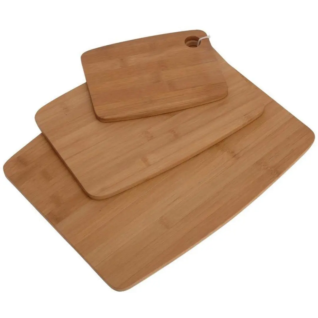 Excellent Houseware Snijplanken Set 3-delig - Bamboe - 38/30/20cm