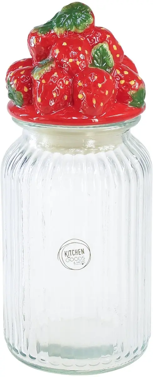 Decoris Voorraadpot Aardbei 26,5cm