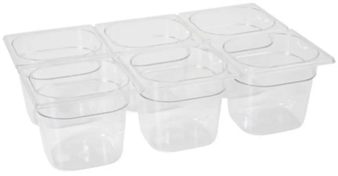 HENDI Gastronorm Container 1L - 176x162x65mm - Transparant