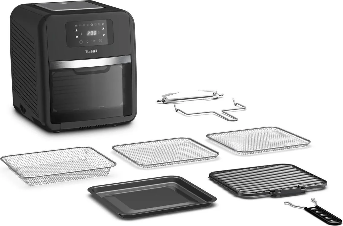 Tefal Easy Fry FW5018 Airfryer Oven 11L 2000W - Zwart/Zilver