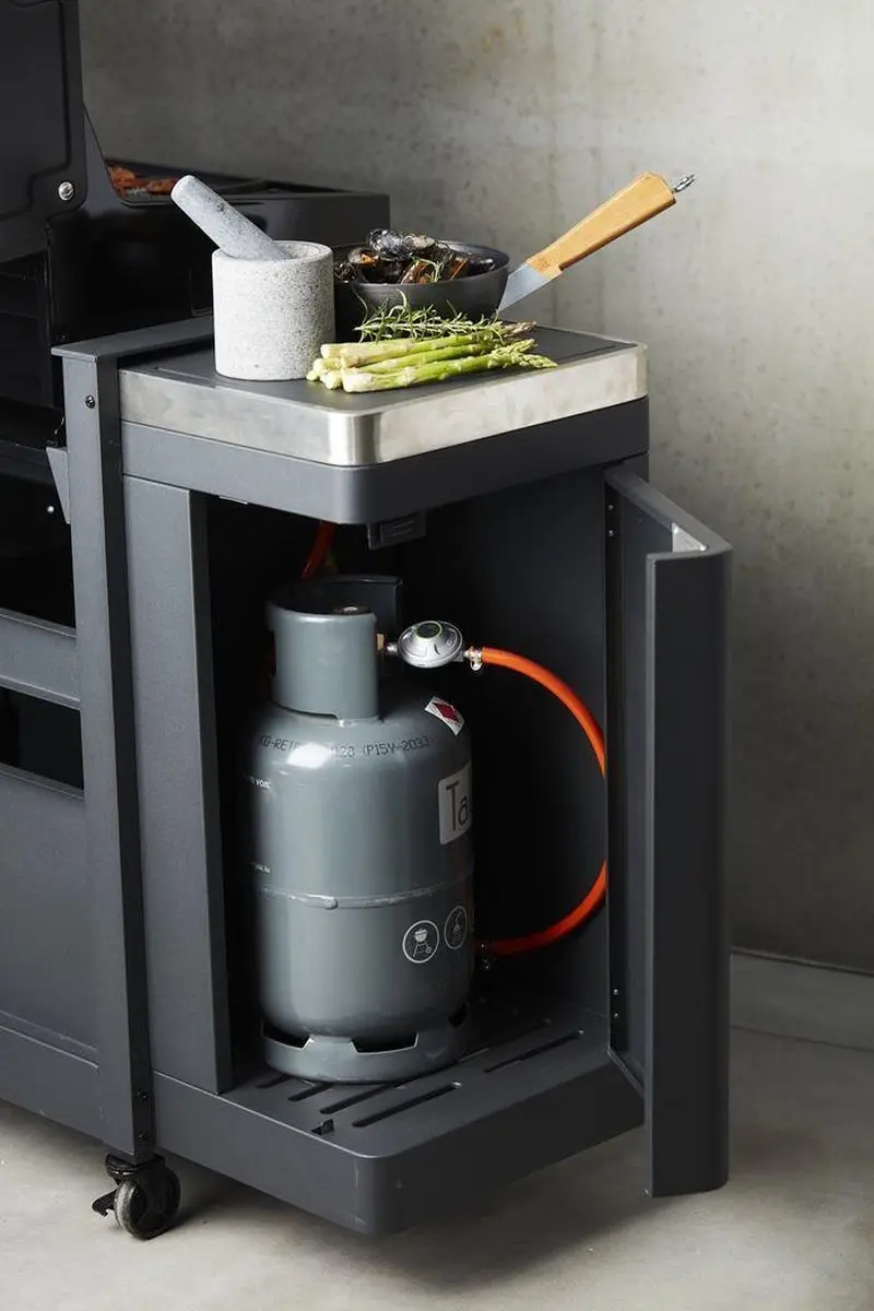 Barbecook Stella 3221 Gasbarbecue 5 Branders - 14 Hamburgers - Zwart - afbeelding 6 van 6