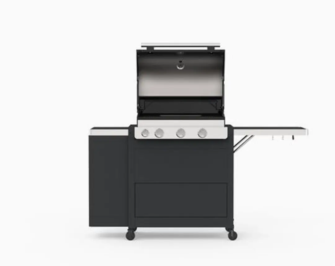 Barbecook Stella 3221 Gasbarbecue 5 Branders - 14 Hamburgers - Zwart