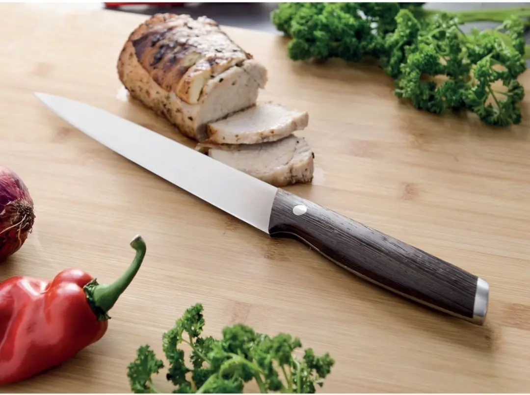 BergHOFF Essentials Vleesmes 20cm - Donker houten handvat