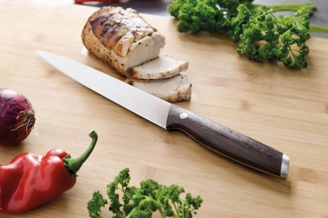 BergHOFF Essentials Vleesmes 20cm - Donker houten handvat