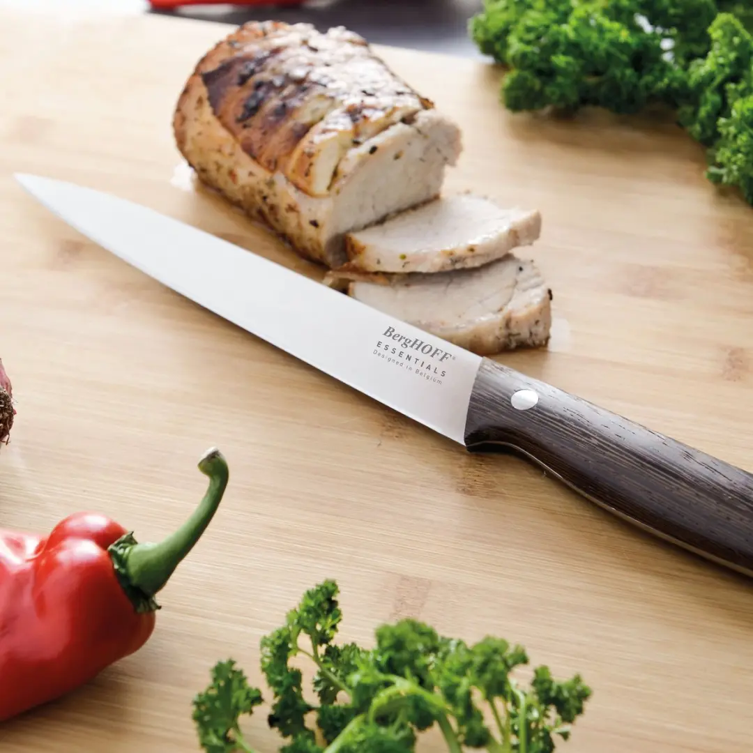 BergHOFF Essentials Vleesmes 20cm - Donker houten handvat