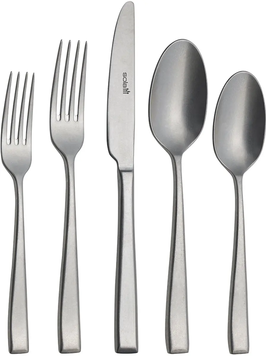 Sola Durban Vintage Bestekset 50-delig - 6 Personen - Zilverwit