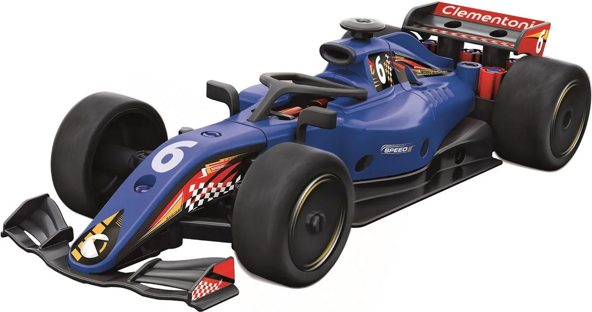 Clementoni Formula 1 Auto Constructie Speelgoed 80 Onderdelen - F1