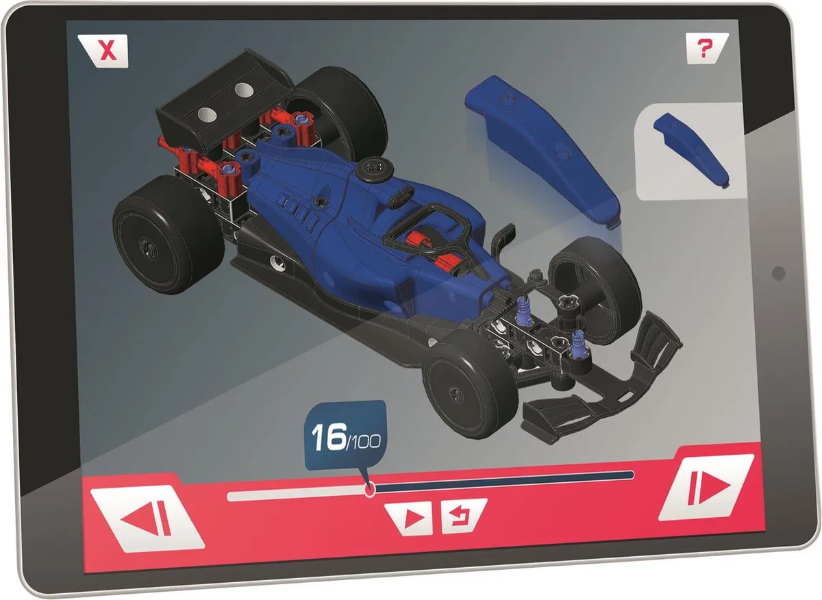 Clementoni Formula 1 Auto Constructie Speelgoed 80 Onderdelen - F1