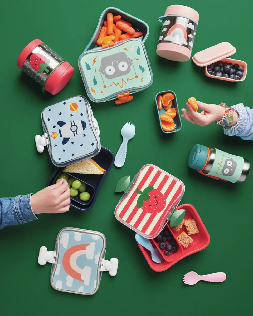 Skip Hop Rainbow Thermosbeker Kinderlunch 325ml - Multicolor