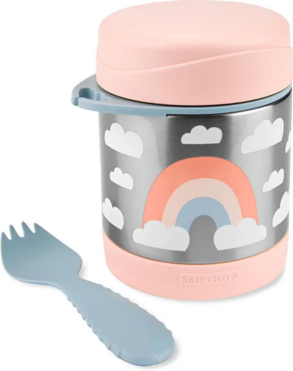 Skip Hop Rainbow Thermosbeker Kinderlunch 325ml - Multicolor