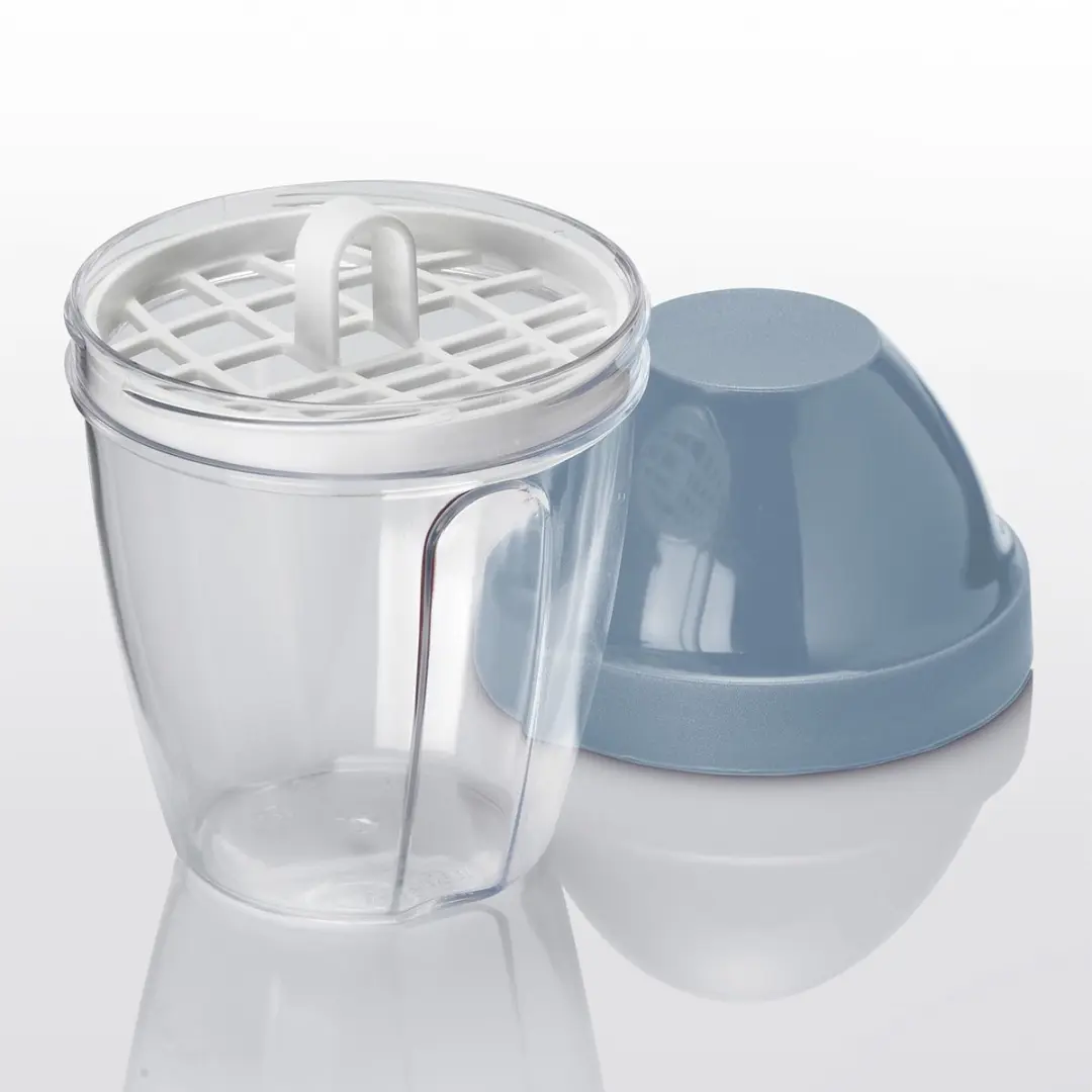 Westmark Saladeset Blauw - Slacentrifuge met bestek & shaker