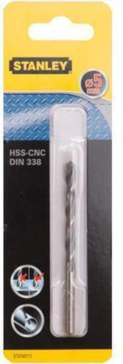 Stanley Metaalboor HSS-CNC 5mm