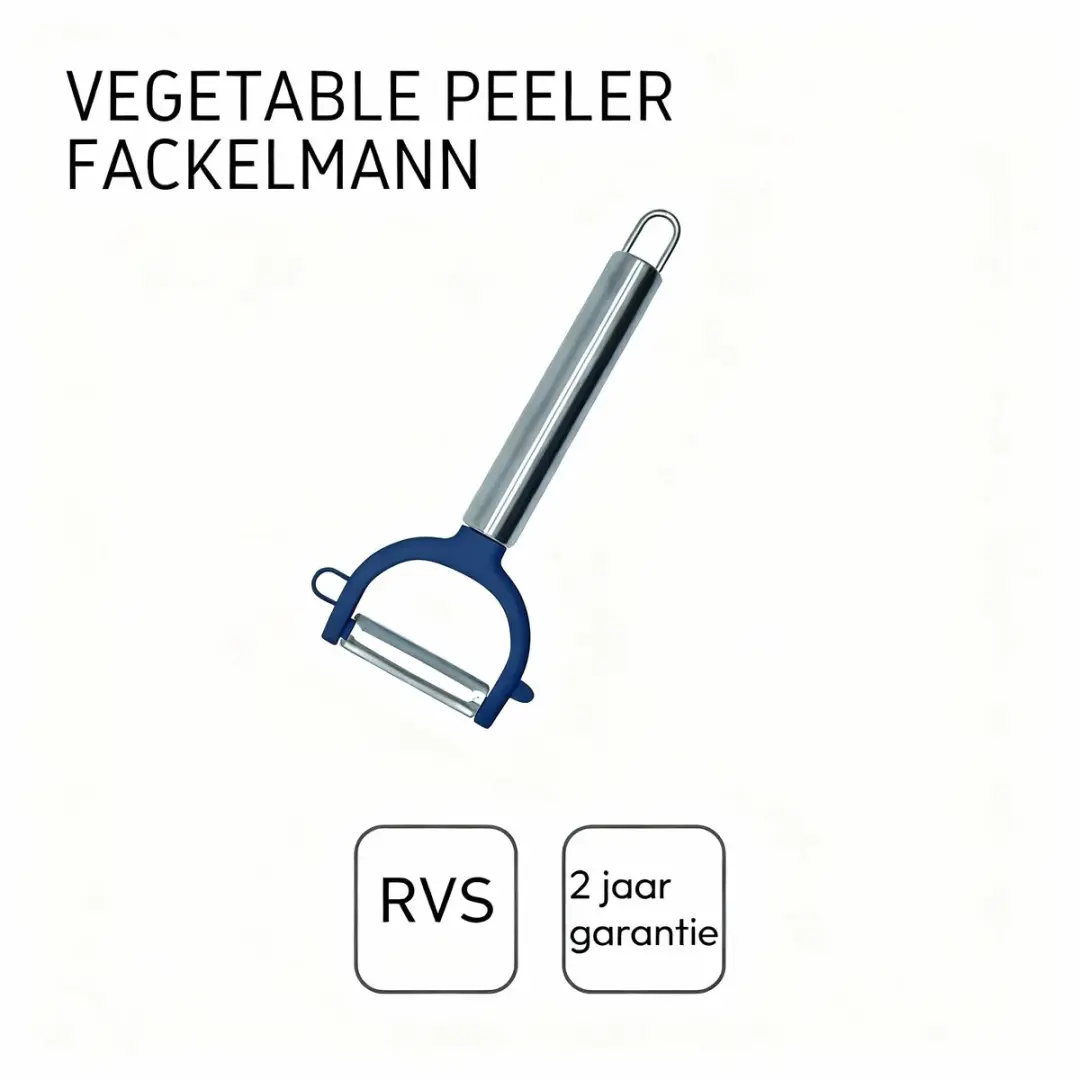 Fackelmann Groenteschiller 17cm - Blauw/Grijs