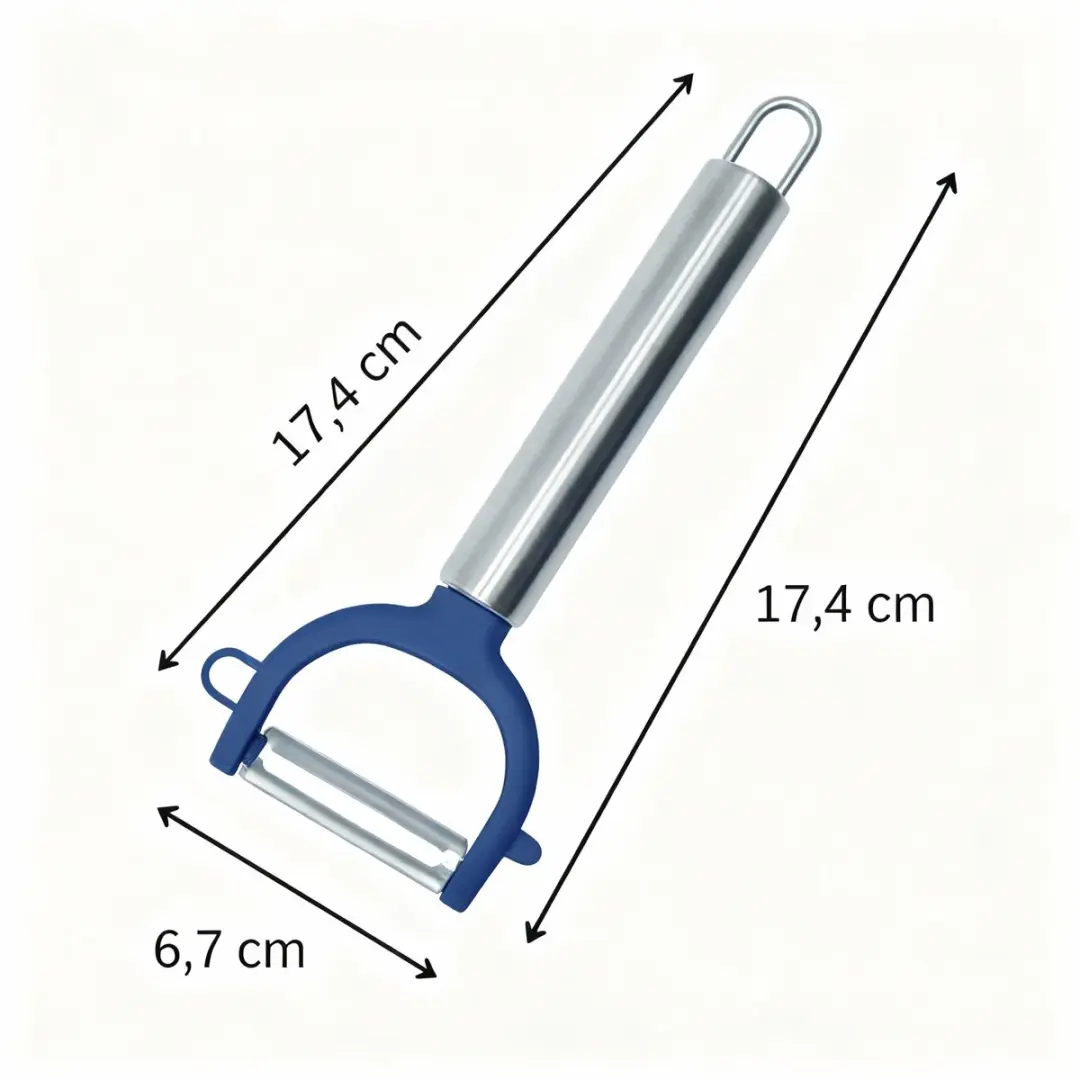 Fackelmann Groenteschiller 17cm - Blauw/Grijs