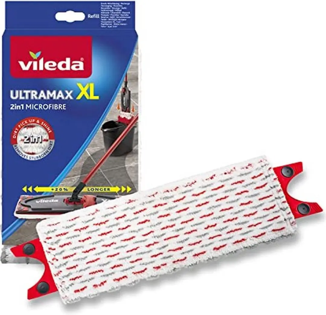 Vileda Ultramax Power XL Vervanging - 1 Stuk - Wit/Multicolor