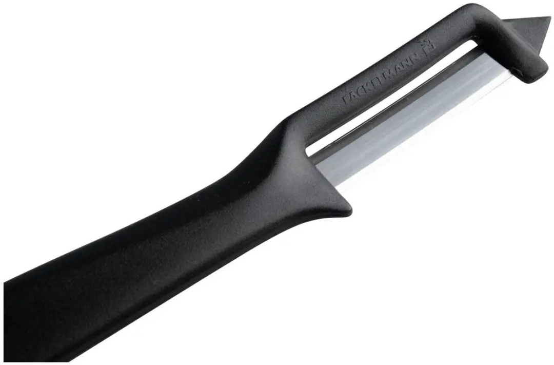 Fackelmann Basic Groenteschillers 19cm - 2 Stuks - Zwart