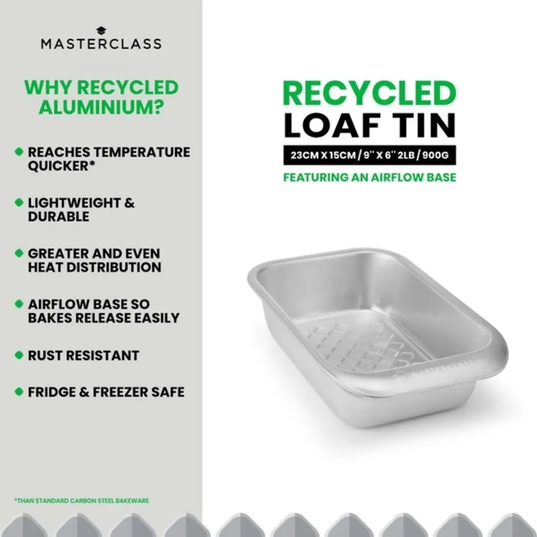 Masterclass Broodbakvorm 0.9L 15x23x6cm - Zilver