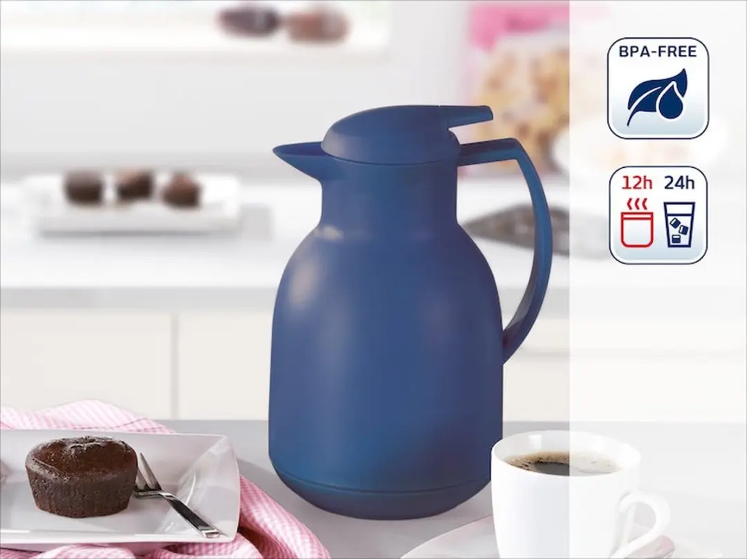 Leifheit Bolero Thermoskan 1L - Donkerblauw