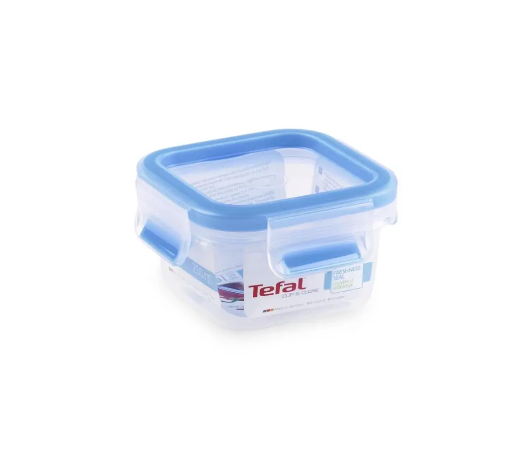 Tefal MasterSeal Fresh Vershouddoos 0,2L - 3 Vakken - Transparant/Blauw