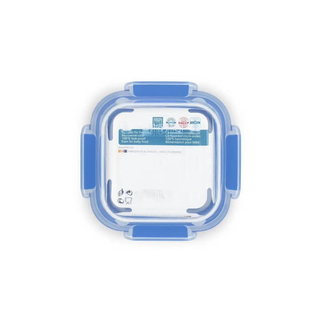 Tefal MasterSeal Fresh Vershouddoos 0,2L - 3 Vakken - Transparant/Blauw