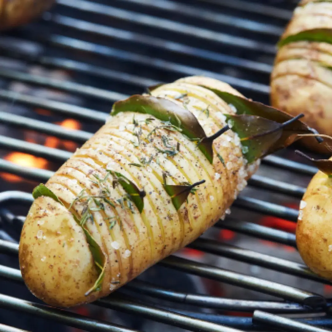 Barbecook Hasselback Aardappelsnijset - Zilvergrijs/Houtkleur