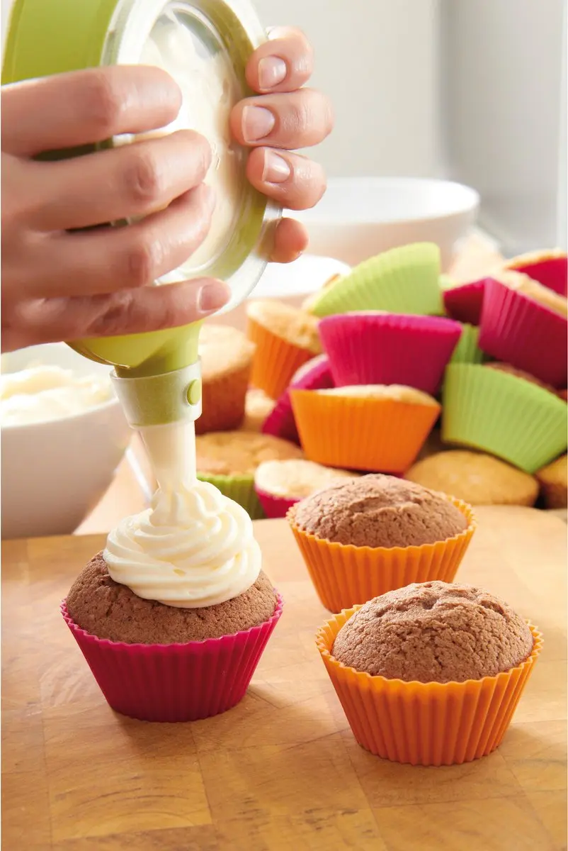 Lékué Muffinvorm Set 12 Stuks - Ø7cm - Siliconen - Mixed
