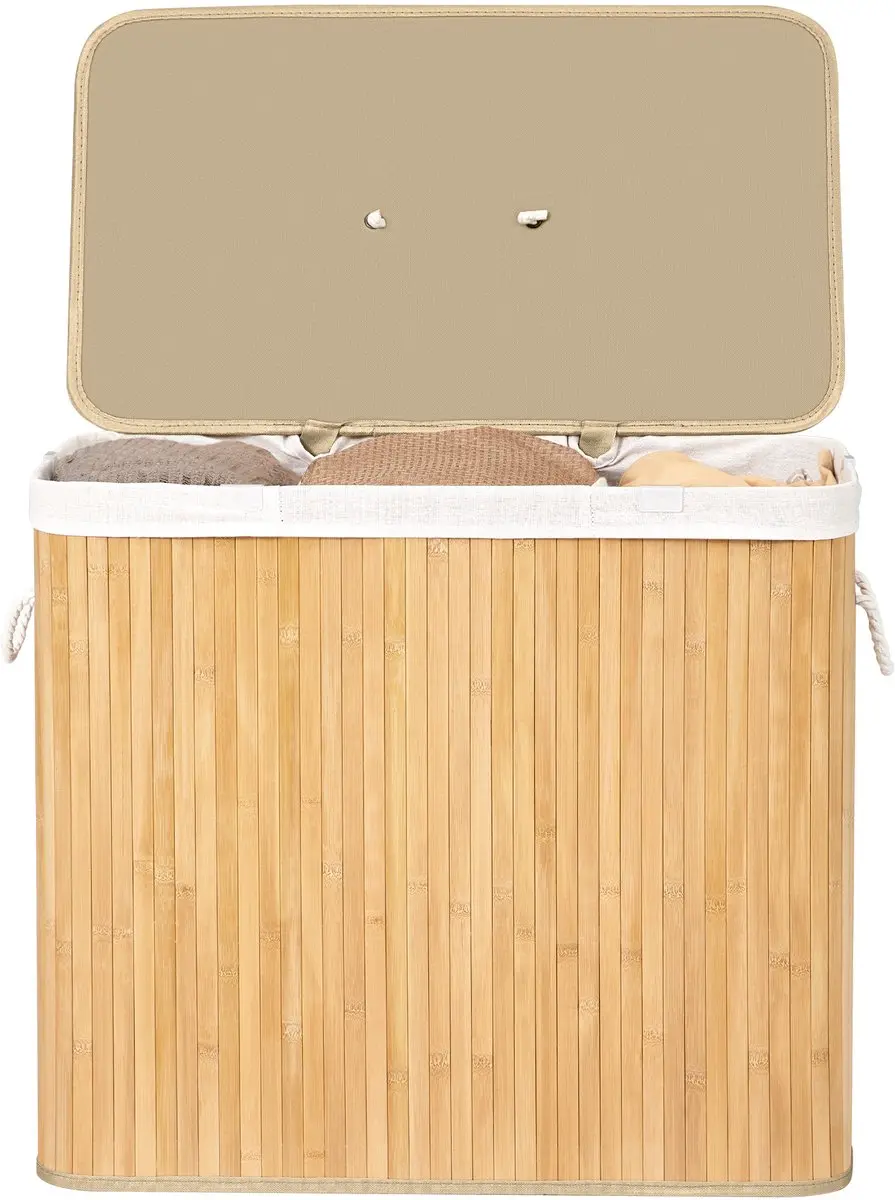 Songmics Wasmand met Deksel 170L