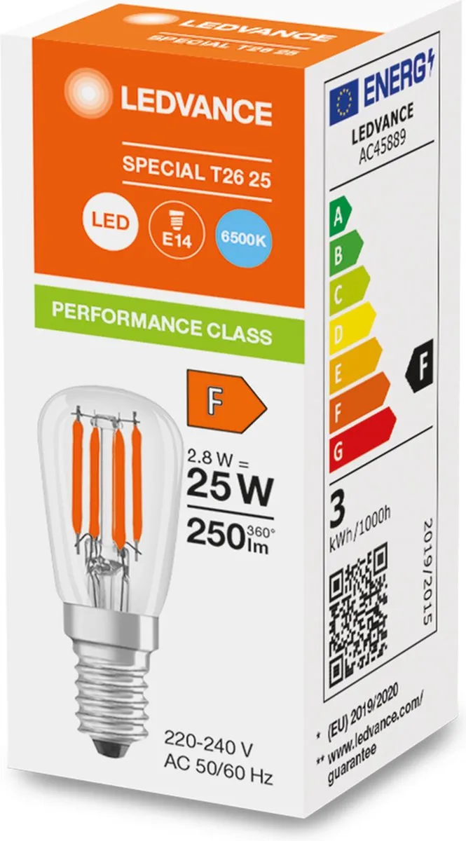 LEDVANCE Special LED E14 Buis 2.8W 250lm - Helder