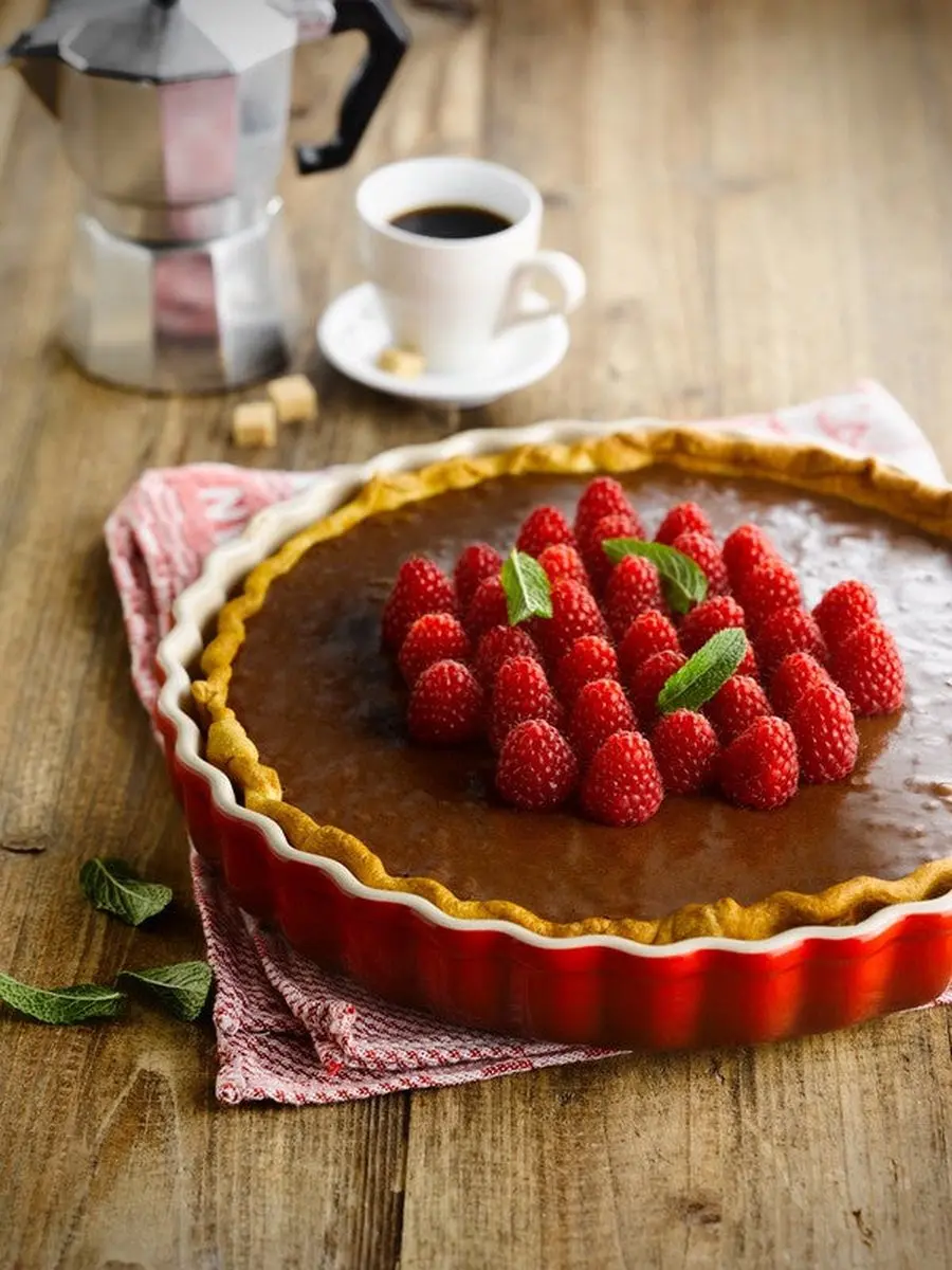 Le Creuset Heritage Taartvorm - Kersenrood 28cm