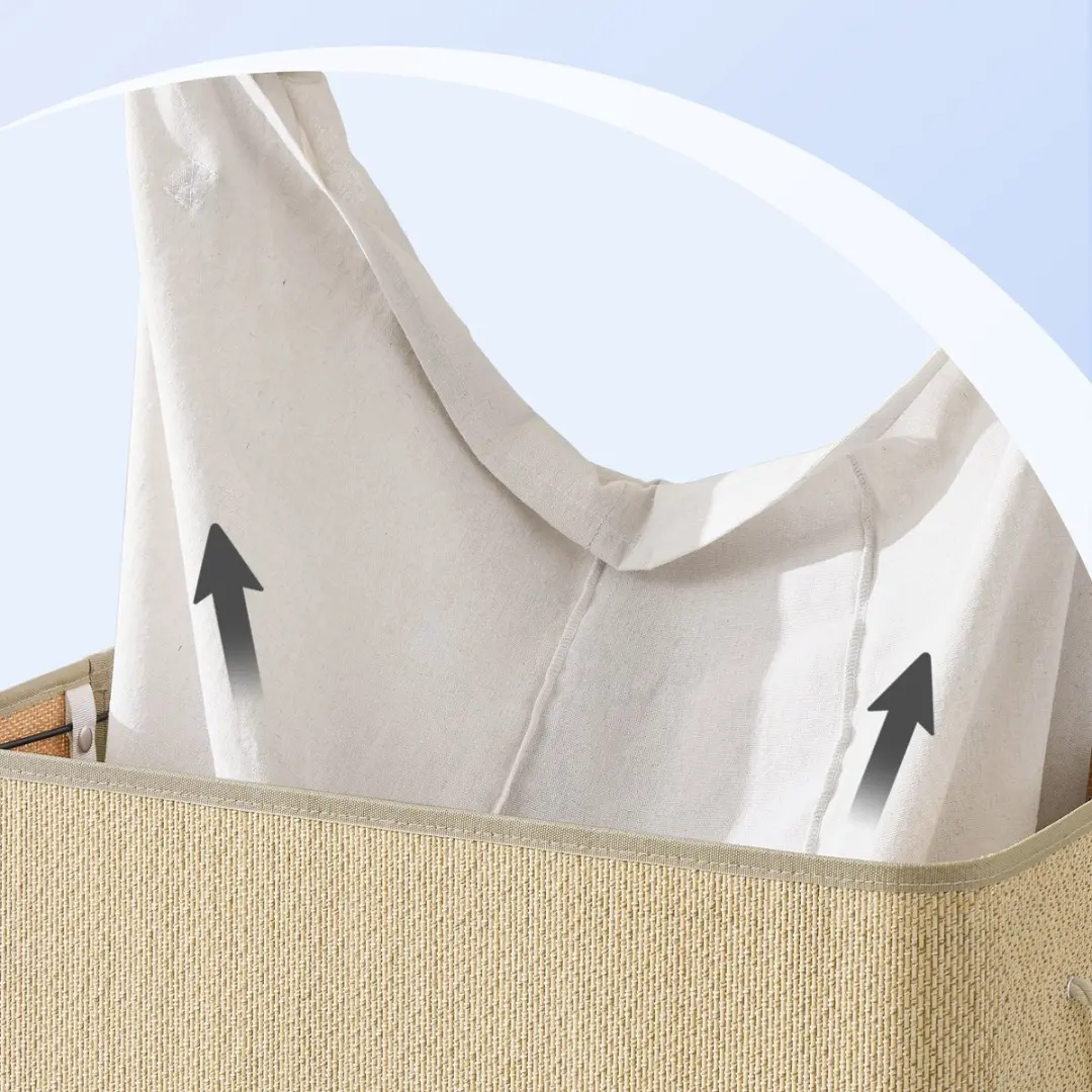 Songmics Bamboe Wasmand 90L - LCB067Y01