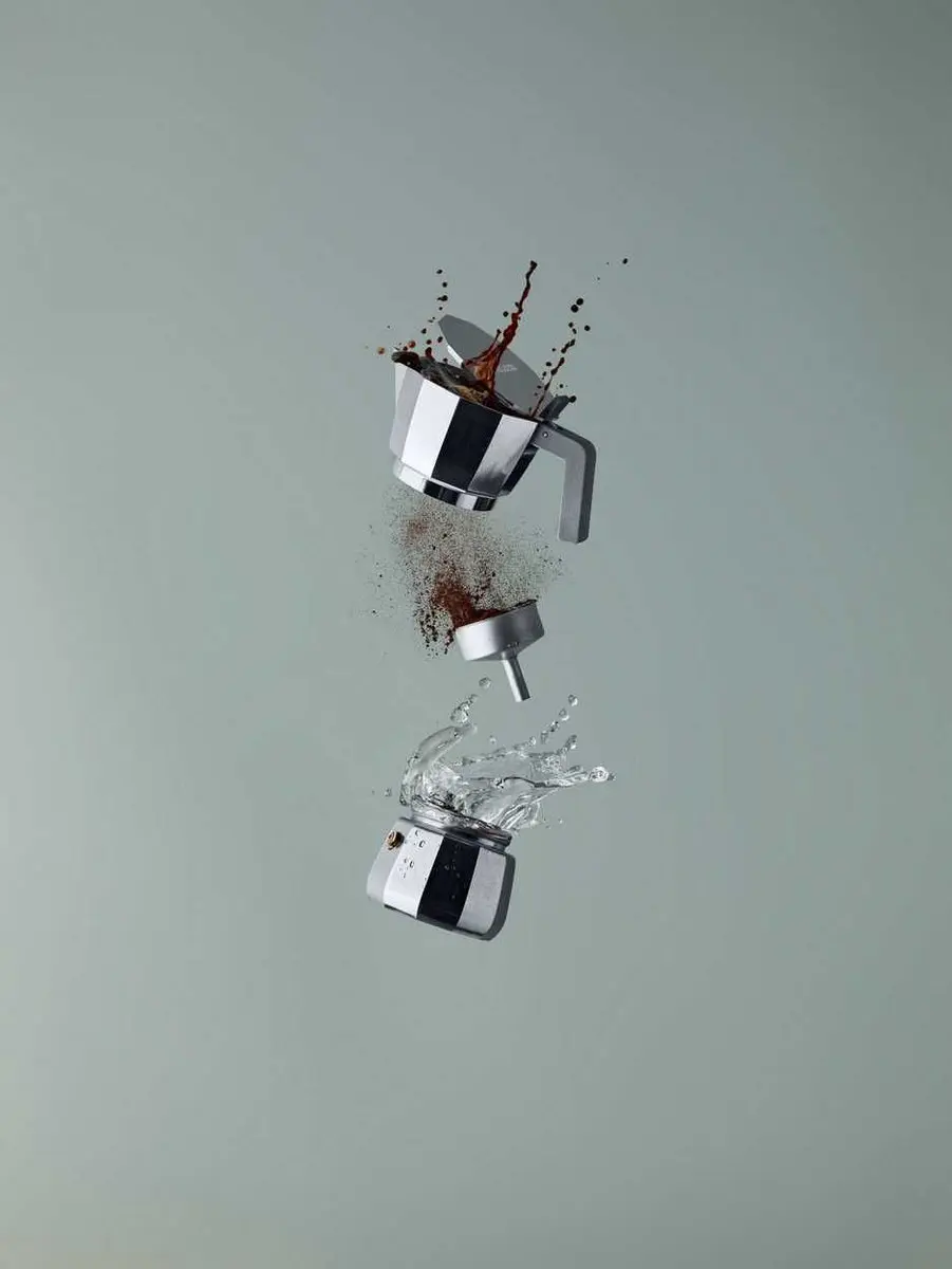 Alessi Moka Koffiemaker DC06/9 - 3 Kopjes - Chroom
