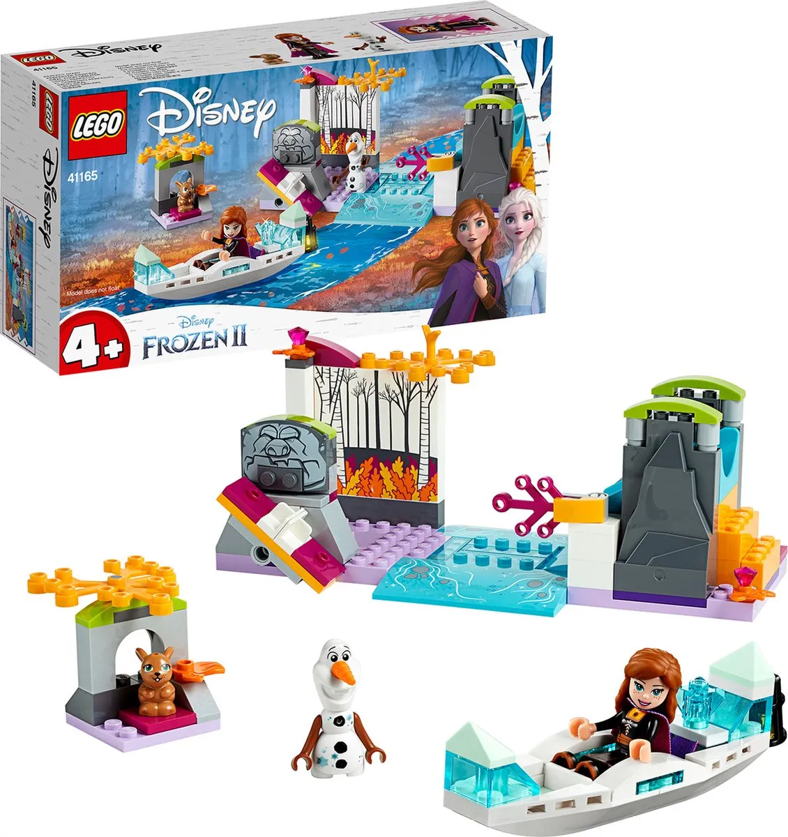 LEGO Disney Frozen 2 Anna’s Kano-expeditie 41165 - 108 Stukken - afbeelding 3 van 6