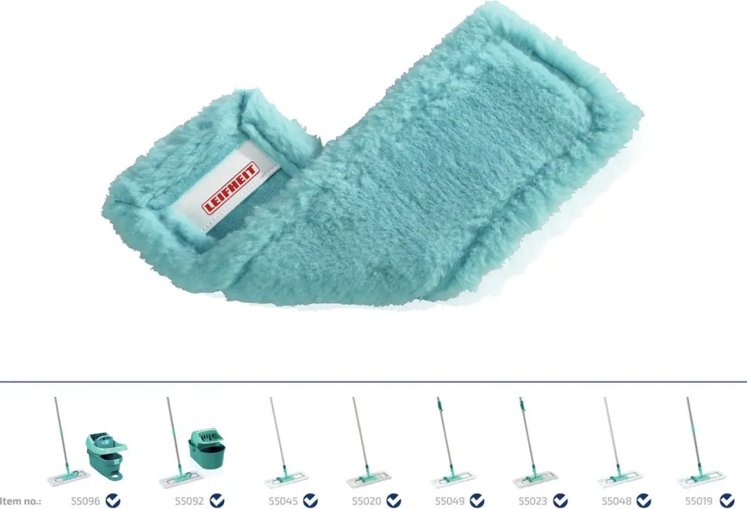 Leifheit Profi Overtrek Dweildoek Power Clean XL 42cm - Turquoise