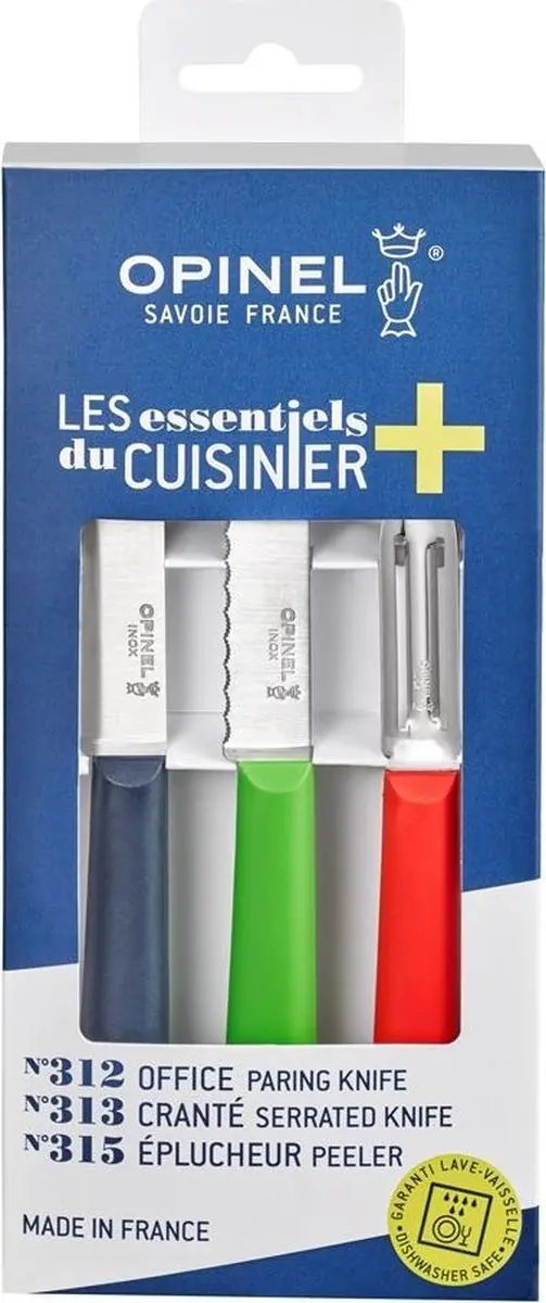 Opinel TRIO Essentiels+ 3-delig Keukenset - Multicolor - afbeelding 6 van 6