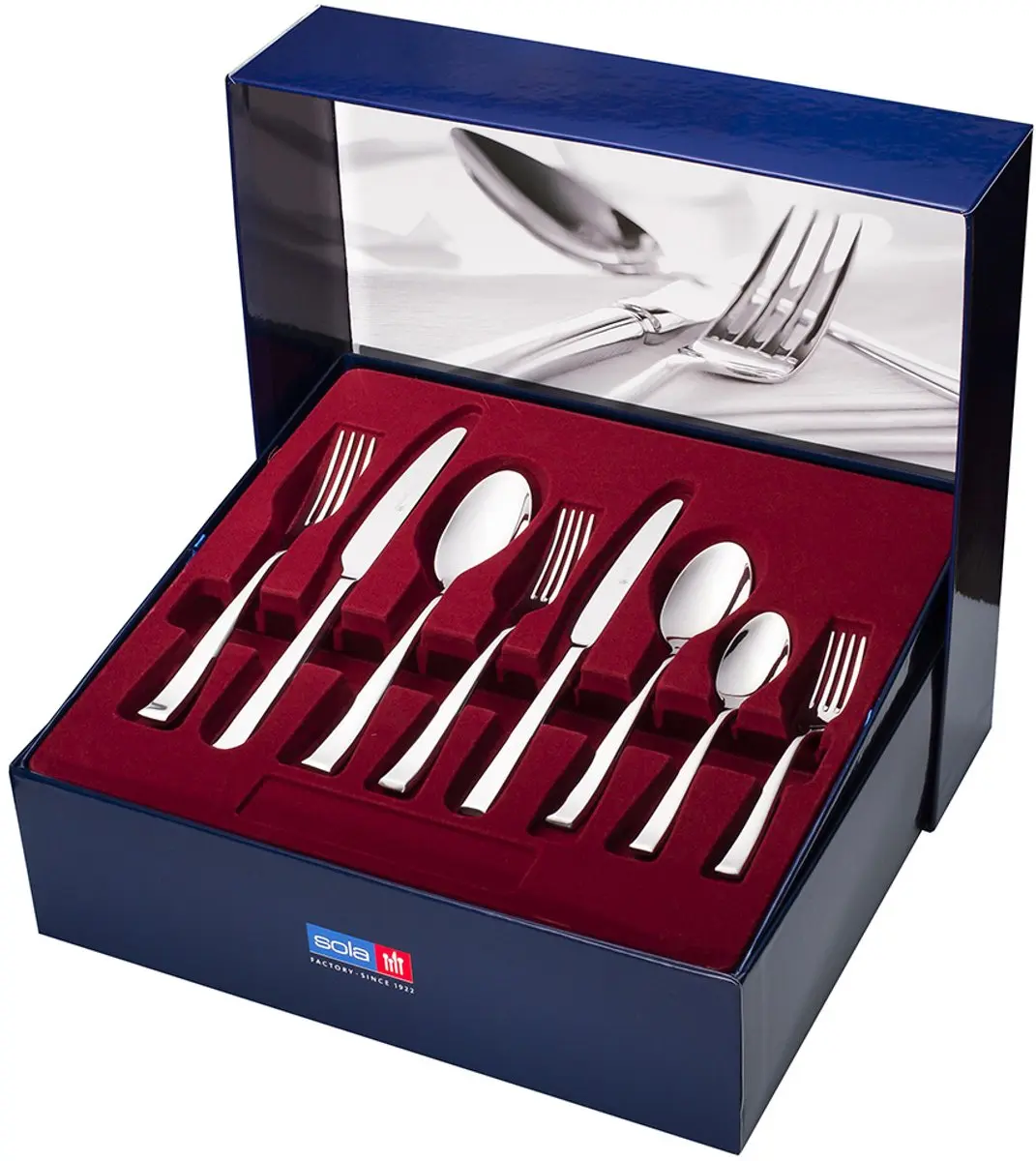 Sola Durban Bestekset 70-delig - 8 Personen - Zilver