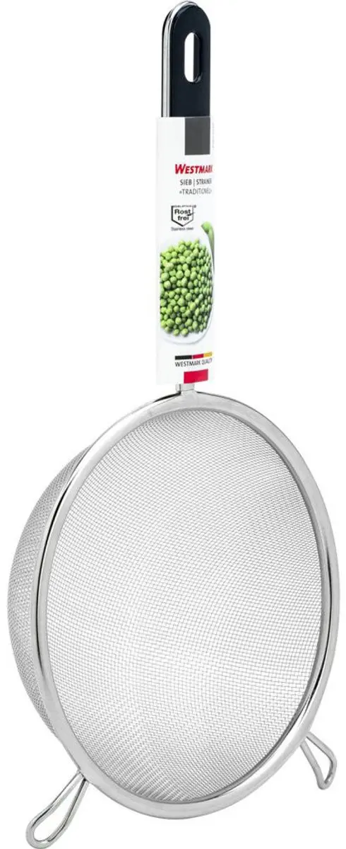 Westmark Traditionell Huishoudzeef 16cm - Zilver/Zwart