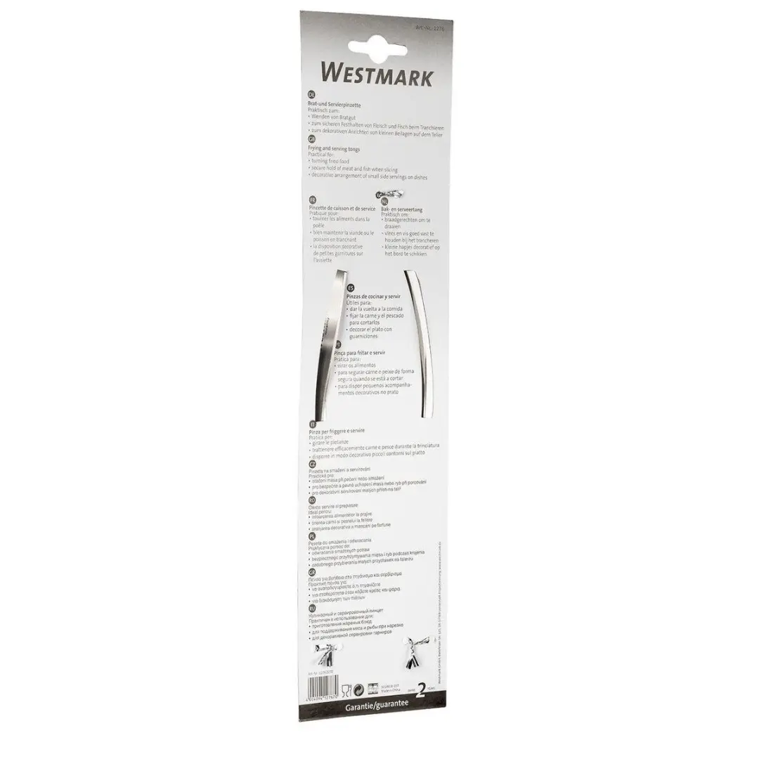 Westmark Keukenpincet 29cm - Roestvrij staal - Zilver