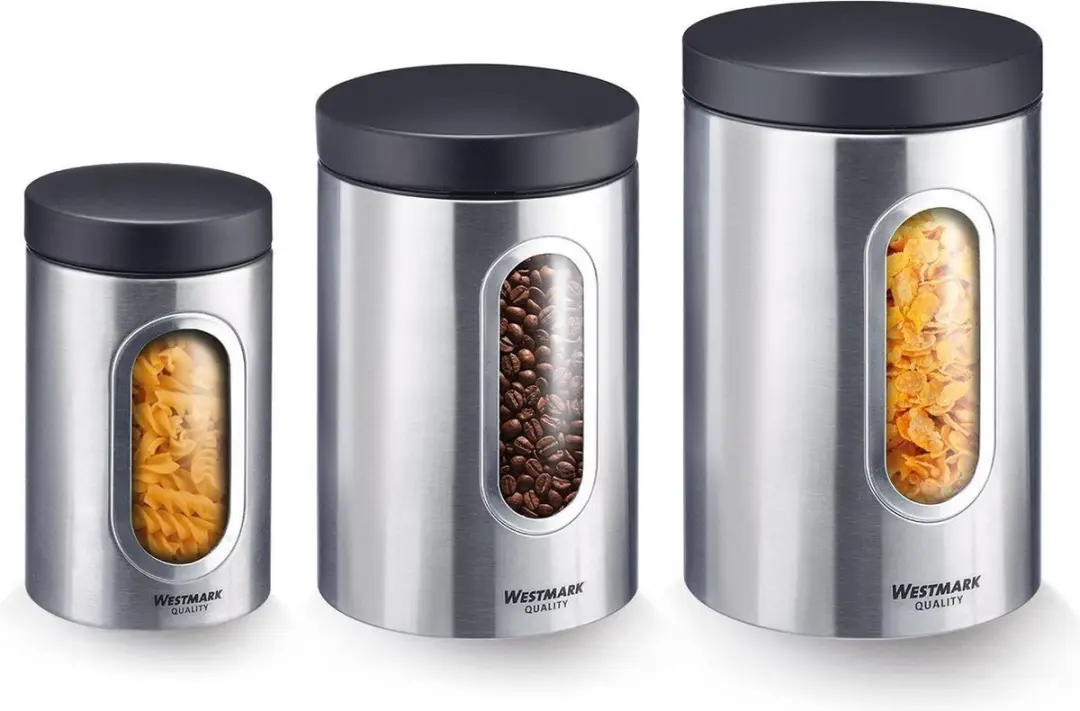Westmark Voorraadpot 1800ml - Ø12cm - Zwart