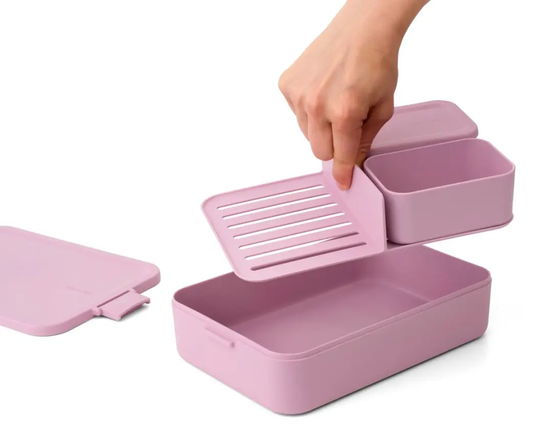 Brabantia Make & Take Bento Lunchbox Large 2L - Lilac Pink