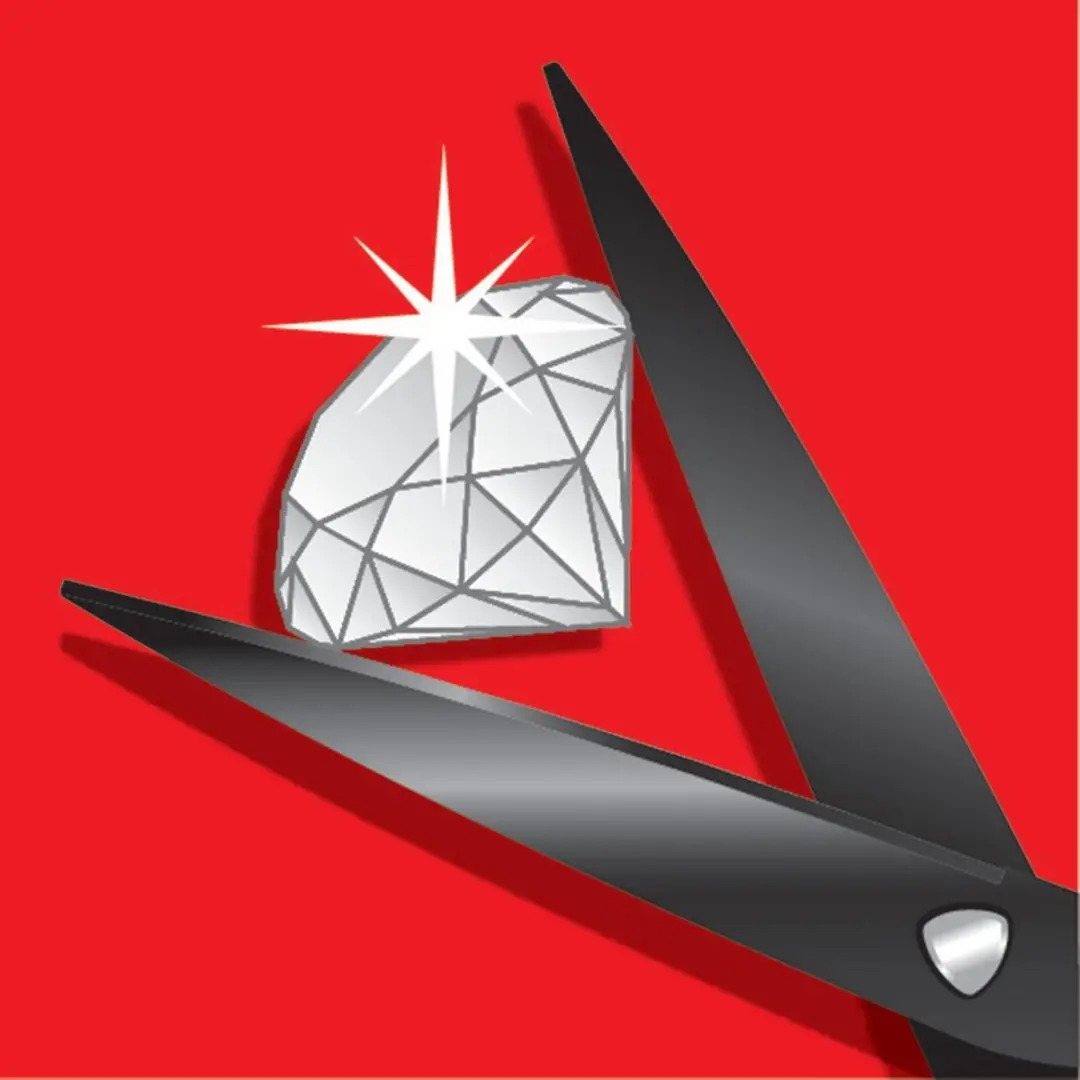 Maped Diamond Schaar 17cm - Zwart
